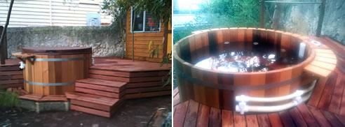 hot tub outdoor six person
