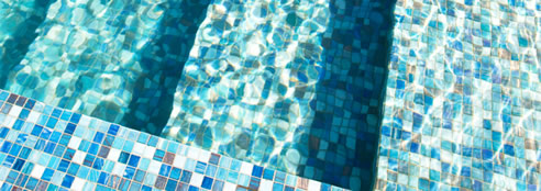 glass mosaic pool