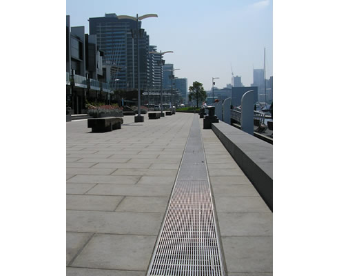 heelsafe slabdrain docklands