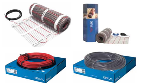 floor heating mats and cables