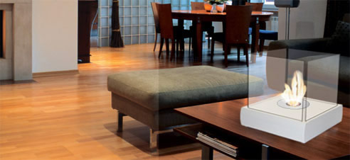 portable ethanol fire box