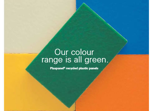 recycled plastic panels