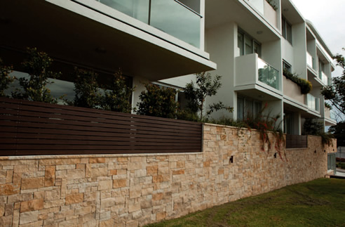 tuscan limestone random wall cladding