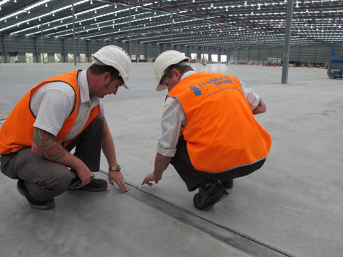 internal slab bunnings distribution centre brisbane