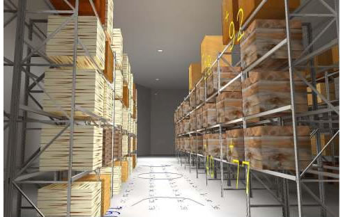 led lights in warehouse