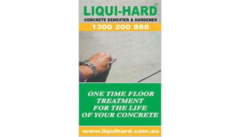 liqui-hard concrete densifier and hardener
