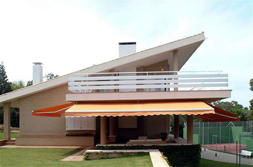 folding arm awning