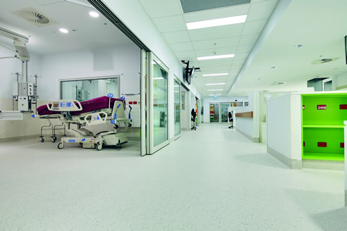 flooring at royal north shore hospital ward