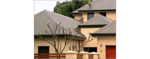 modern roof