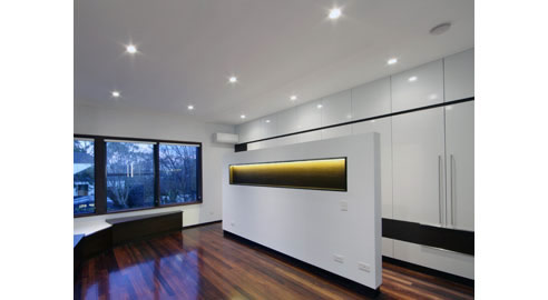 led downlit apartment