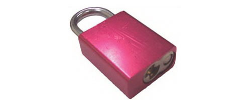 pink padlock