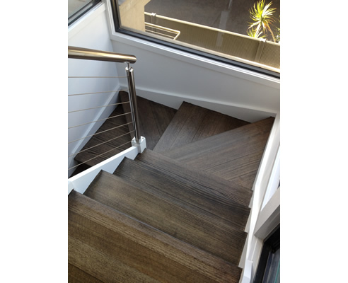 hardwax oiled timber stairs
