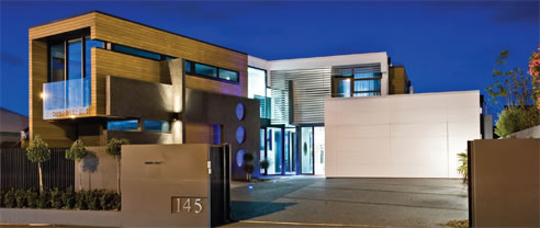 house clad with loxo fire rated cladding