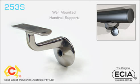 wall mounted handrail support