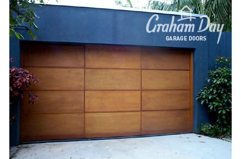 sectional timber garage door