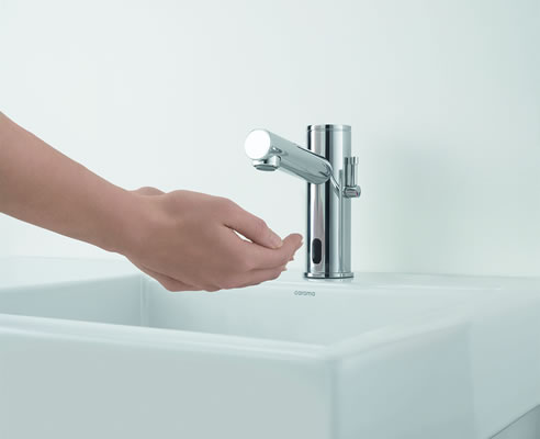 hands free basin mixer