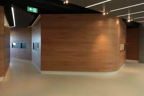 acoustic panels curved section