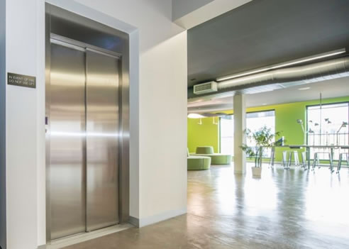 lift inside master builders training facility