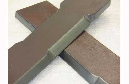 plasma cut bevelled edge