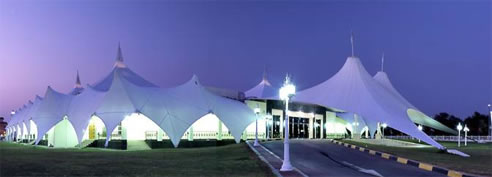 architectural fabric membrane construction