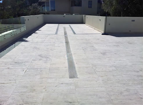 rooftop waterproofed with evo-seal