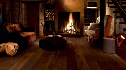 brown timber flooring