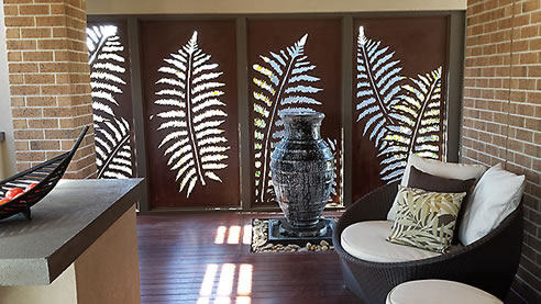 fern leaf decorative screens