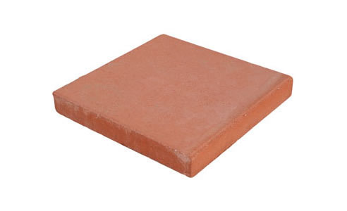 red ochre concrete paver