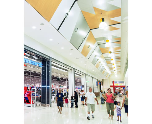 decorative ceiling lining shopping mall
