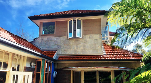 second storey stone look cladding