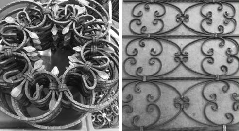 wrought iron decorative