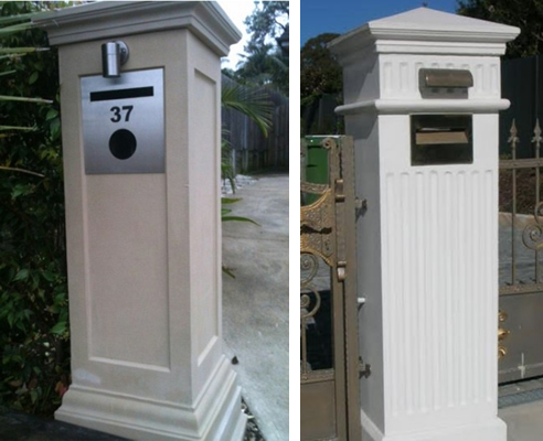 pillar letterboxes