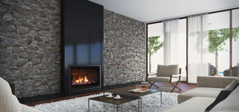 slimline gas fire