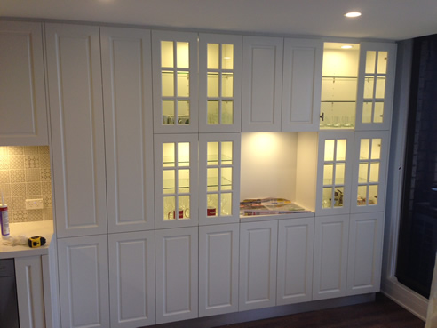 hampton style kitchen cabinetry