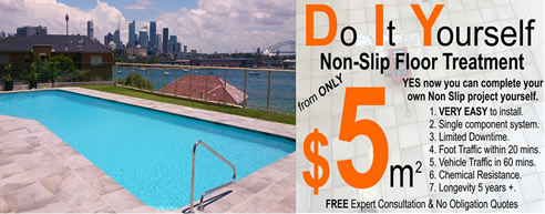 diy non-slip pool surround