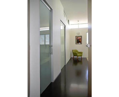 glass cavity door