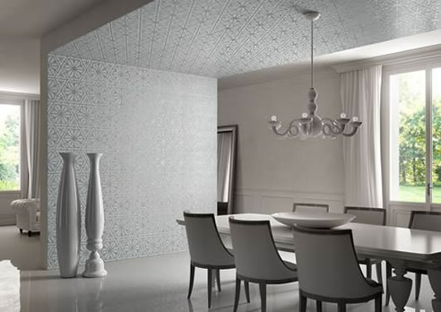 lace mosaic tile design