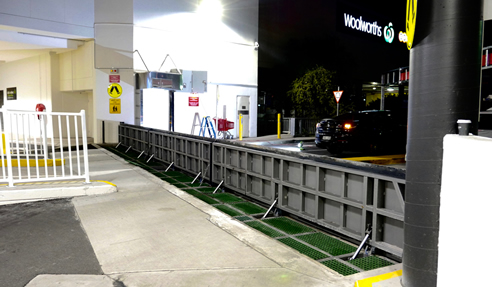 Flood Barrier Westfield Warringah Mall