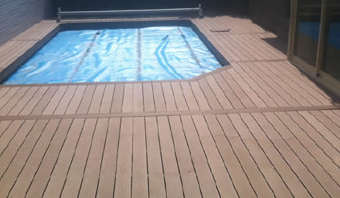 poolside decking