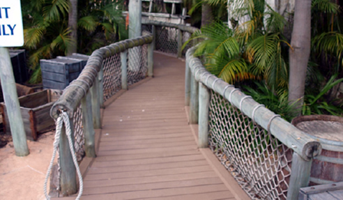 composite decking pathway