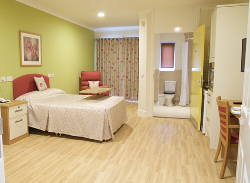 aged care bedroom flooring