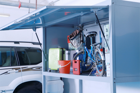 over bonnet storage cabinet