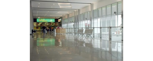 polished concrete floor