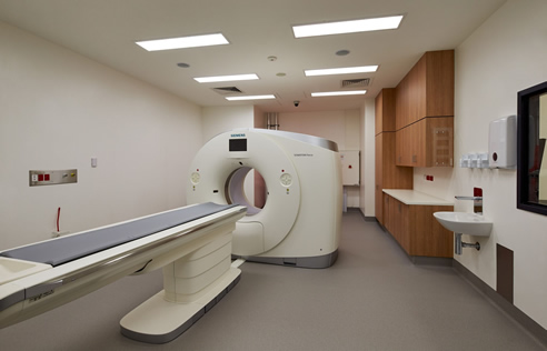 non-magnetic light fittings in MRI room