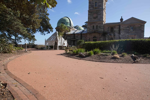 stoneset resin bound paving sydney observatory