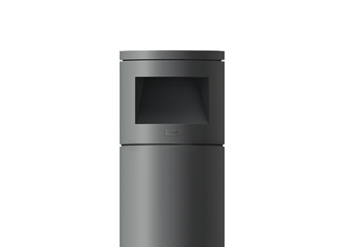 asymmetrical distribution LED bollard