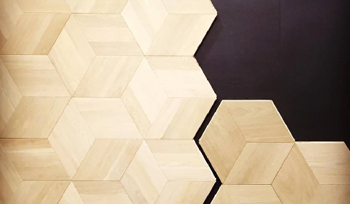 Abstract Isometric Engineered Oak Timber Flooring from WRT