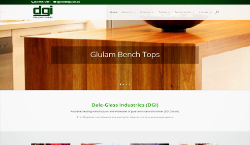 Glue-Laminated Solid Timber - New Website for DGI