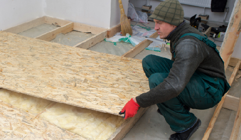 Modern Swiss OSB Timber Flooring Board from Simmonds Lumber