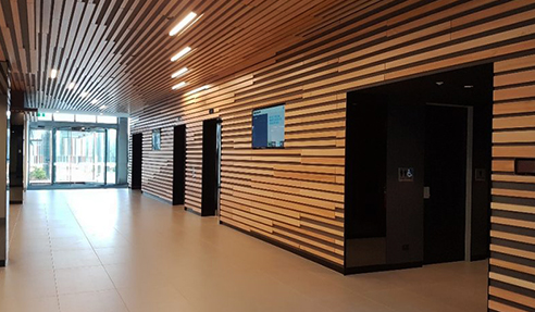 Tasmanian Oak Timber Office Acoustic Solutions from Atkar